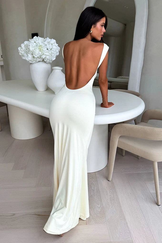 Robe Elailo - Robe longue dos ouvert