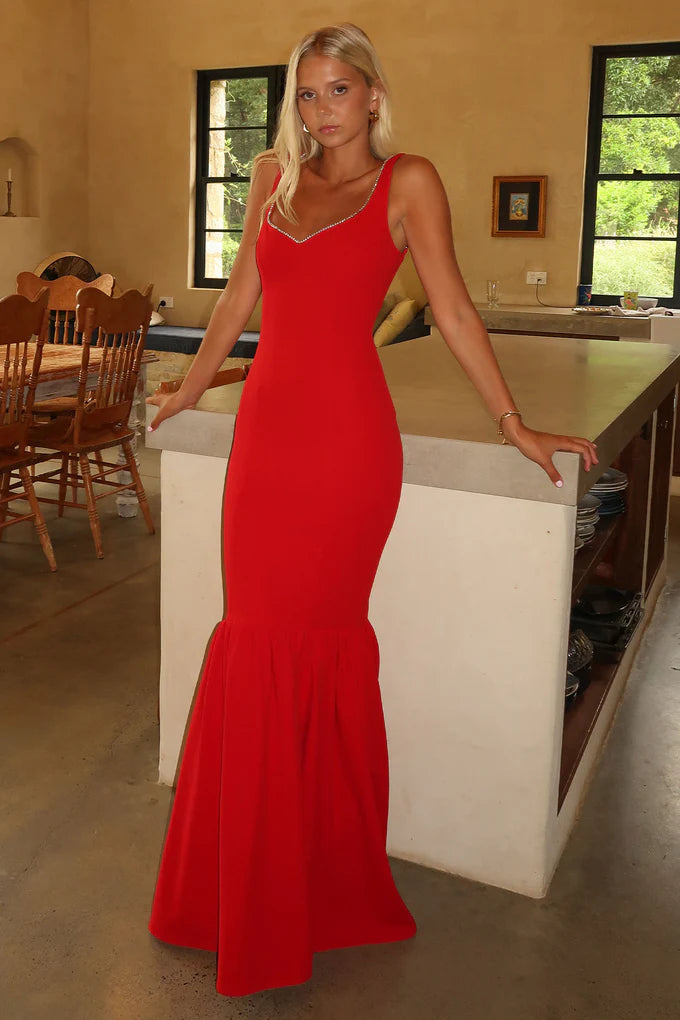 Robe Emberlia - Robe longue décolleté en coeur